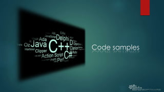 Code samples
 