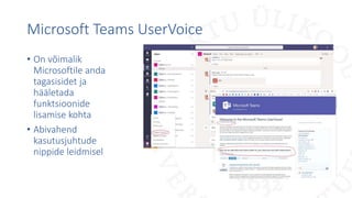 Microsoft Teams-i kasutamine