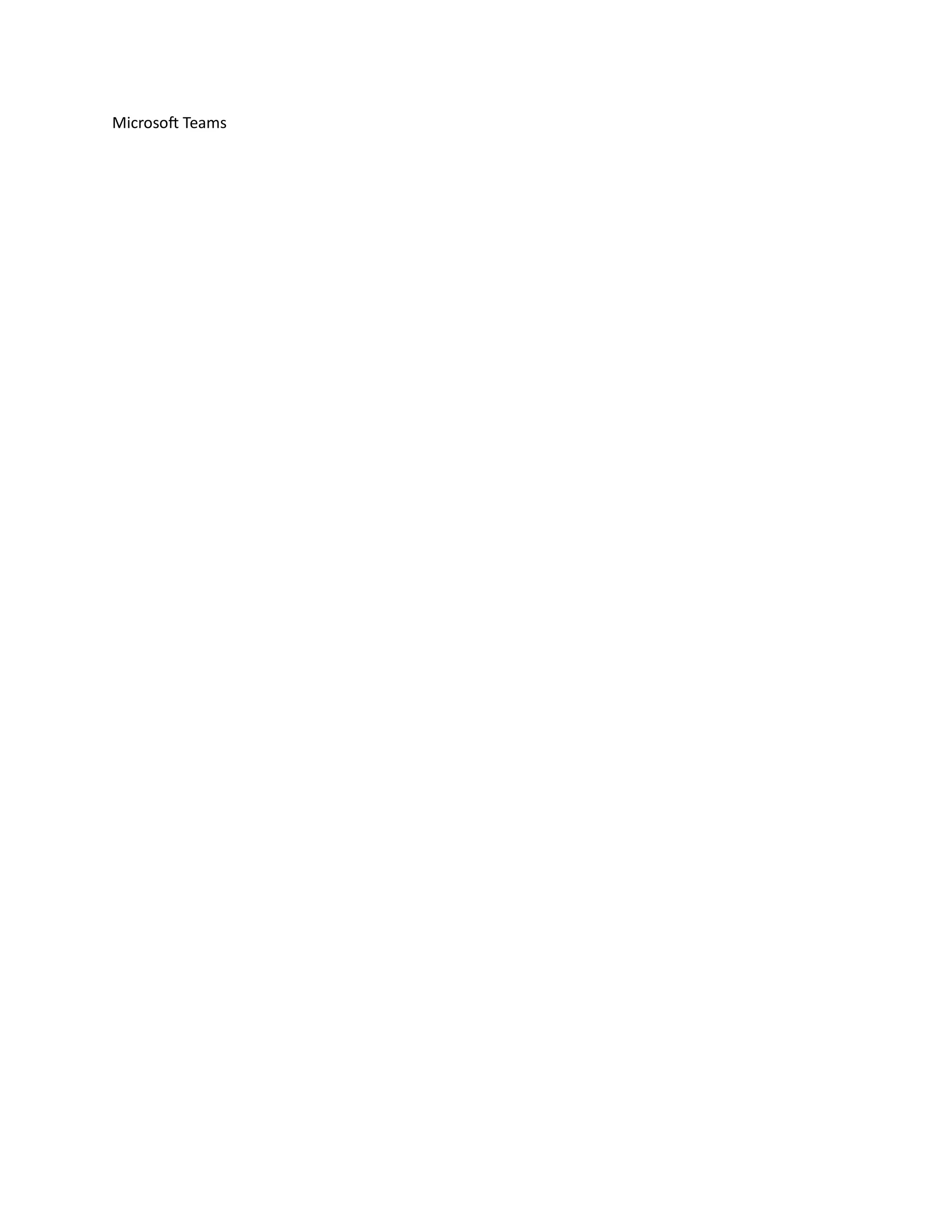Microsoft teams docx