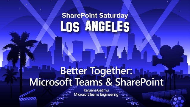 microsoft teams and sharepoint