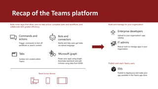 Teamwork Bot Microsoft Teams Development - Conversational AI | PPTX