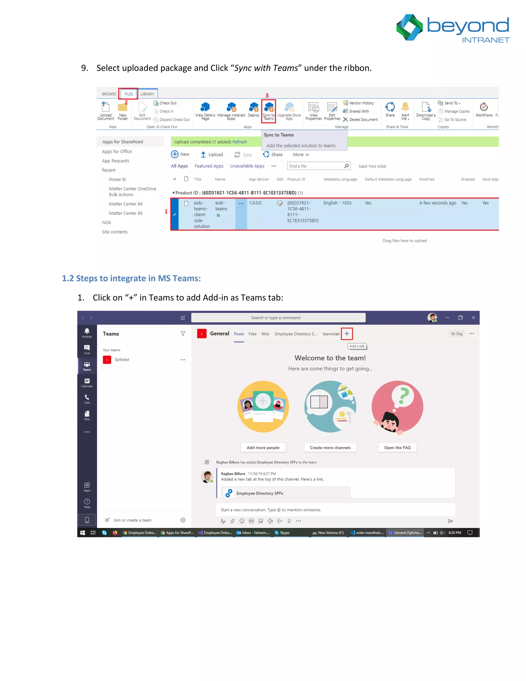 Microsoft teams employee onboarding | PDF