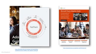 https://fto365dev.blob.core.windows.net/media/Defaul
t/DocResources/en-us/Office_365_Adoption_Guide.pdf
https://teamworktools.azurewebsites.net/tft/index.html
@buckleyplanet
 
