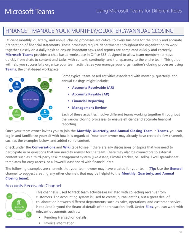 Microsoft teams role specific guide | PDF | Web Conferencing | Computer ...