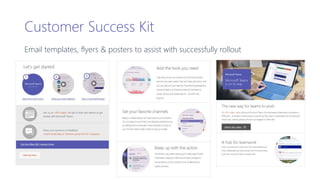 Customer Success Kit
Email templates, flyers & posters to assist with successfully rollout
 