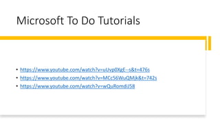 Microsoft To Do explained | PPTX