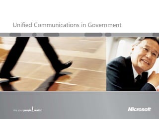 Unified Communications in Government
 