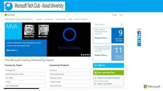 Microsoft virtual academy | PPT