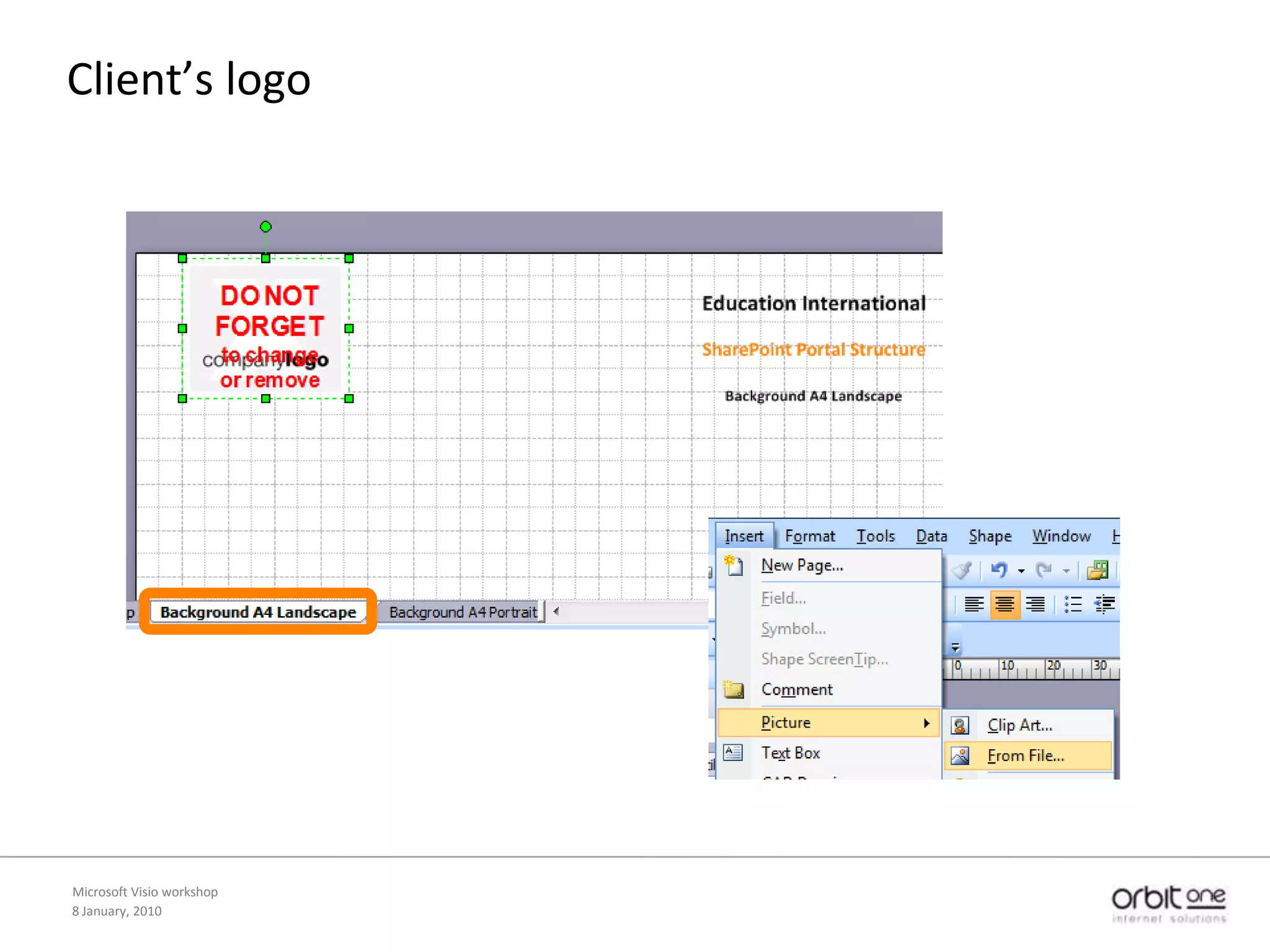 Data Model (classdiagram)8 January, 2010Microsoft Visio workshop