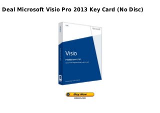 Deal Microsoft Visio Pro 2013 Key Card (No Disc)
 