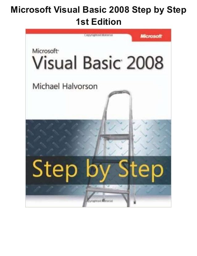 Microsoft Visual Basic 2008 Step By Step 1st Edition Pdf