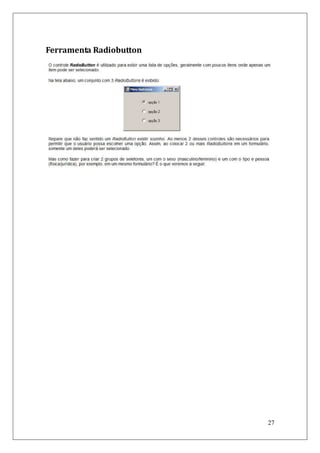 Ferramenta Radiobutton




                         27
 