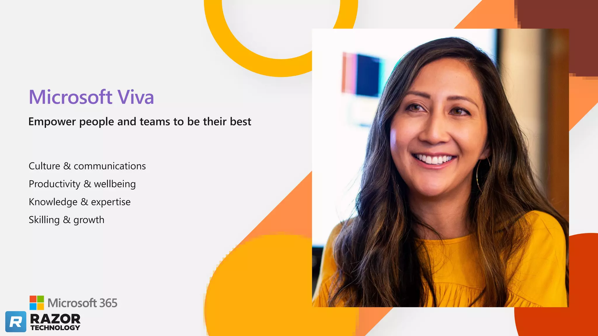 Microsoft Viva
Culture & communications
Productivity & wellbeing
Knowledge & expertise
Skilling & growth
Empower people and teams to be their best
 