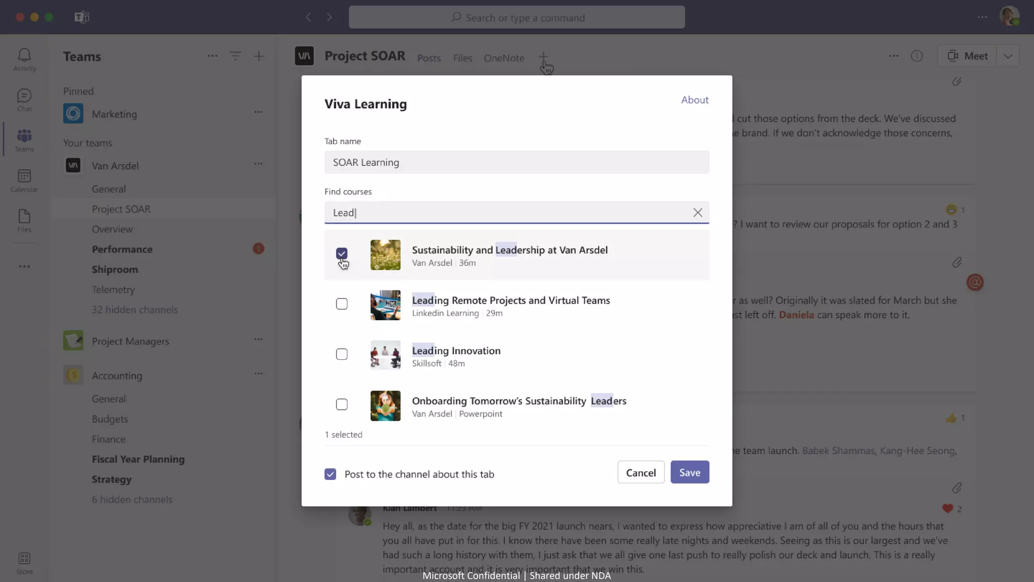 Microsoft Confidential | Shared under NDA
 