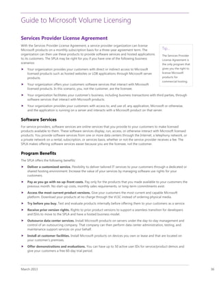 Microsoft Volume Licensing Guide – EHTN