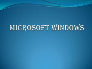 Microsoft Windows 