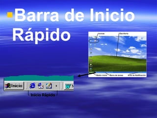 Barra de Inicio Rápido 