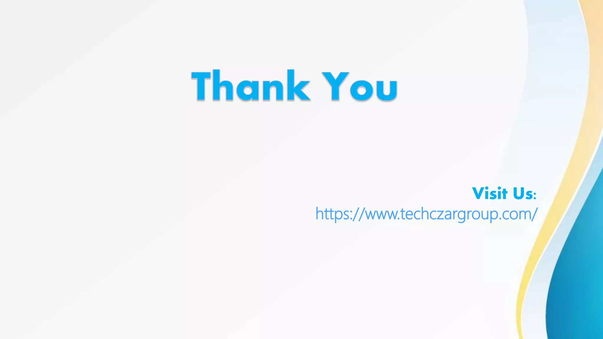 Visit Us:
https://www.techczargroup.com/
 