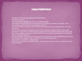 Nuevas opciones del TCP/IP : Windows Me incluye mejoras de las configuraciones de la redes y arquitecturas importadas de Windows 2000 y una nueva implementación de la pilaTCP/IP, que ofrecen un funcionamiento más confiable y sobre todo, más estable.
