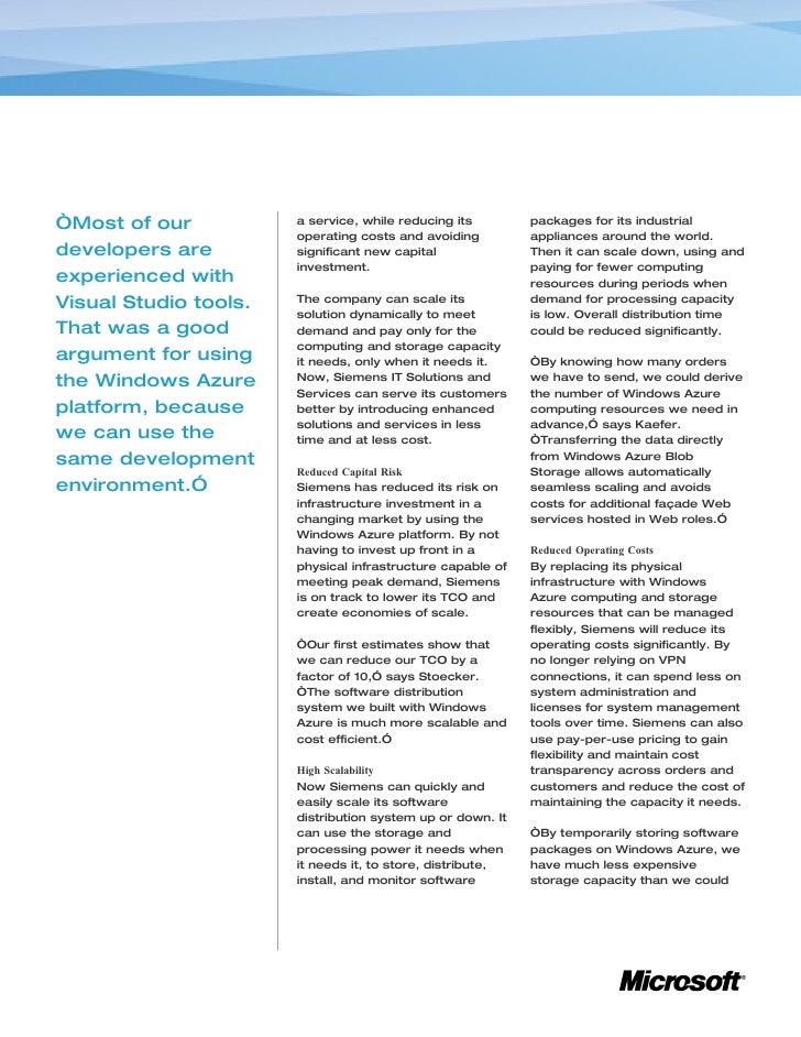 Azure Case Studies Microsoft Clip