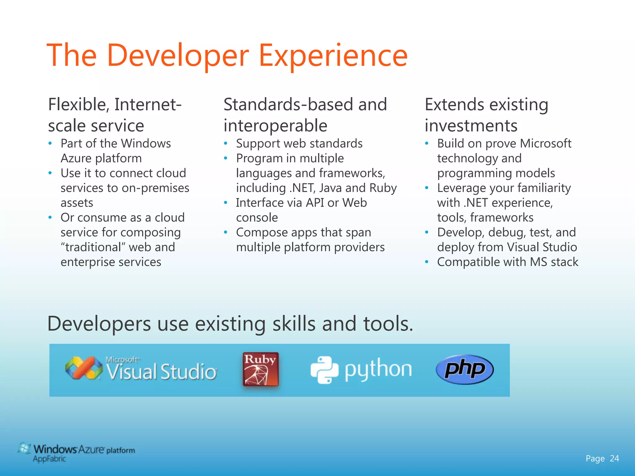Perform claims transformation to map identities with access levelsUse it to:Secure AppFabric Service Bus communications