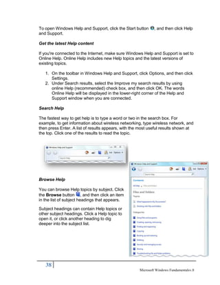 Microsoft Windows 7 Fundamentals (8th Ed.) | PDF