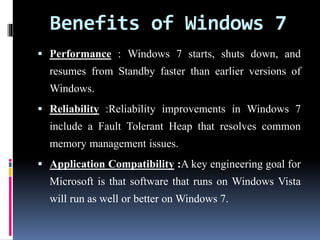 Microsoft windows operating concept | PPTX