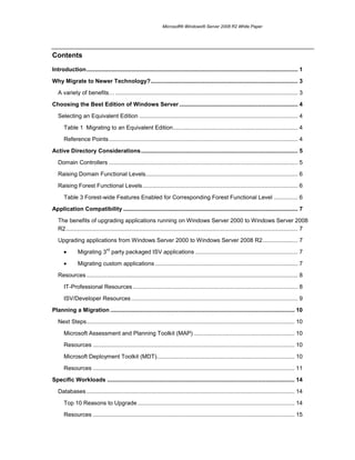 Consolidation and virtualization.