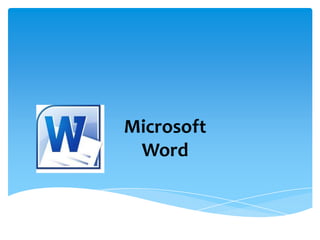 Microsoft
 Word
 