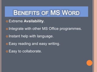 Microsoft word