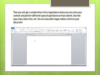 Microsoft word | PPTX