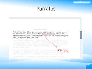 Párrafos Párrafo PP 