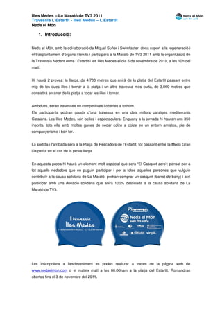 NEDA EL MON - ILLES MEDES | PDF