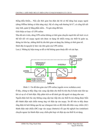 Đồ án UPS | PDF