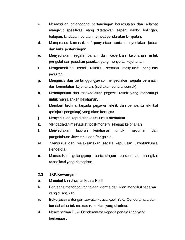 Microsoft word panduan pengelolaan sukan olahraga sekolah