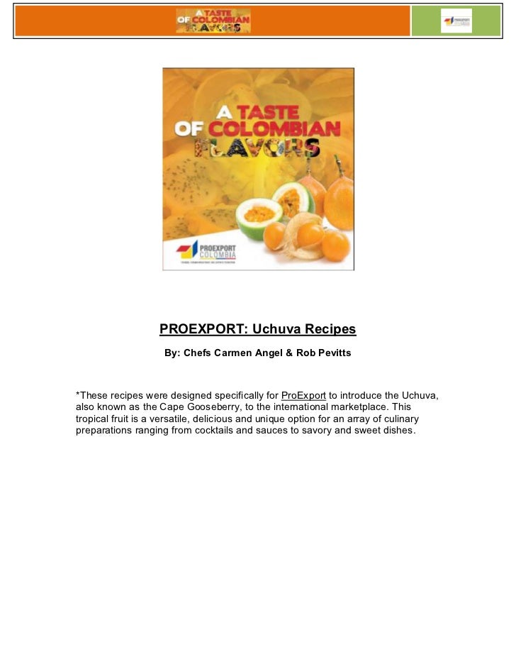 Microsoft word proexportrecetas sweet & sour uchuva sauce ingles