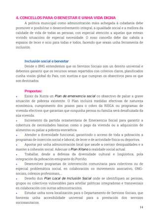 Programa electoral do BNG do Porriño | PDF