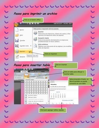 Microsoft  word 2007 karina corzo