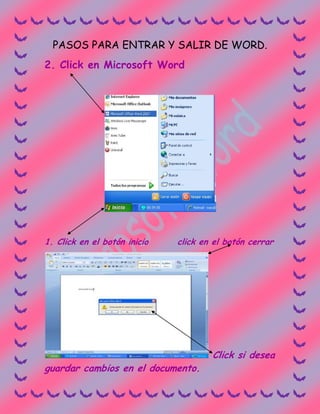 Microsoft  word 2007 karina corzo