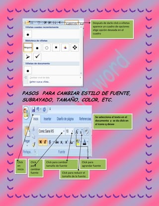 Microsoft  word 2007 karina corzo