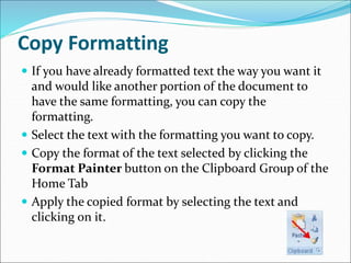 Microsoft Word 2007 training.ppt