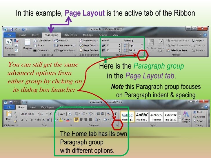 microsoft word example