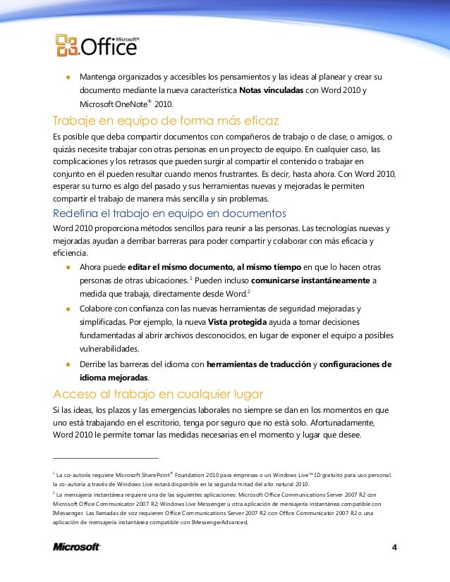 Word Vista Protegida