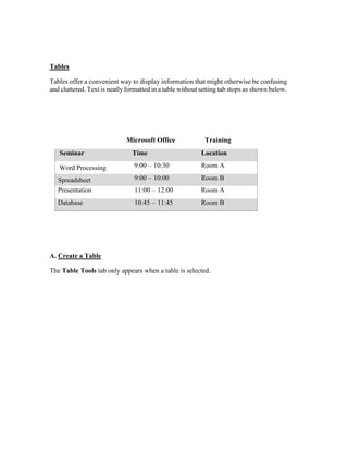 Microsoft Word 2013 key features, tools, and techniques | PDF