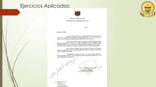 Ejercicios Aplicados:
 