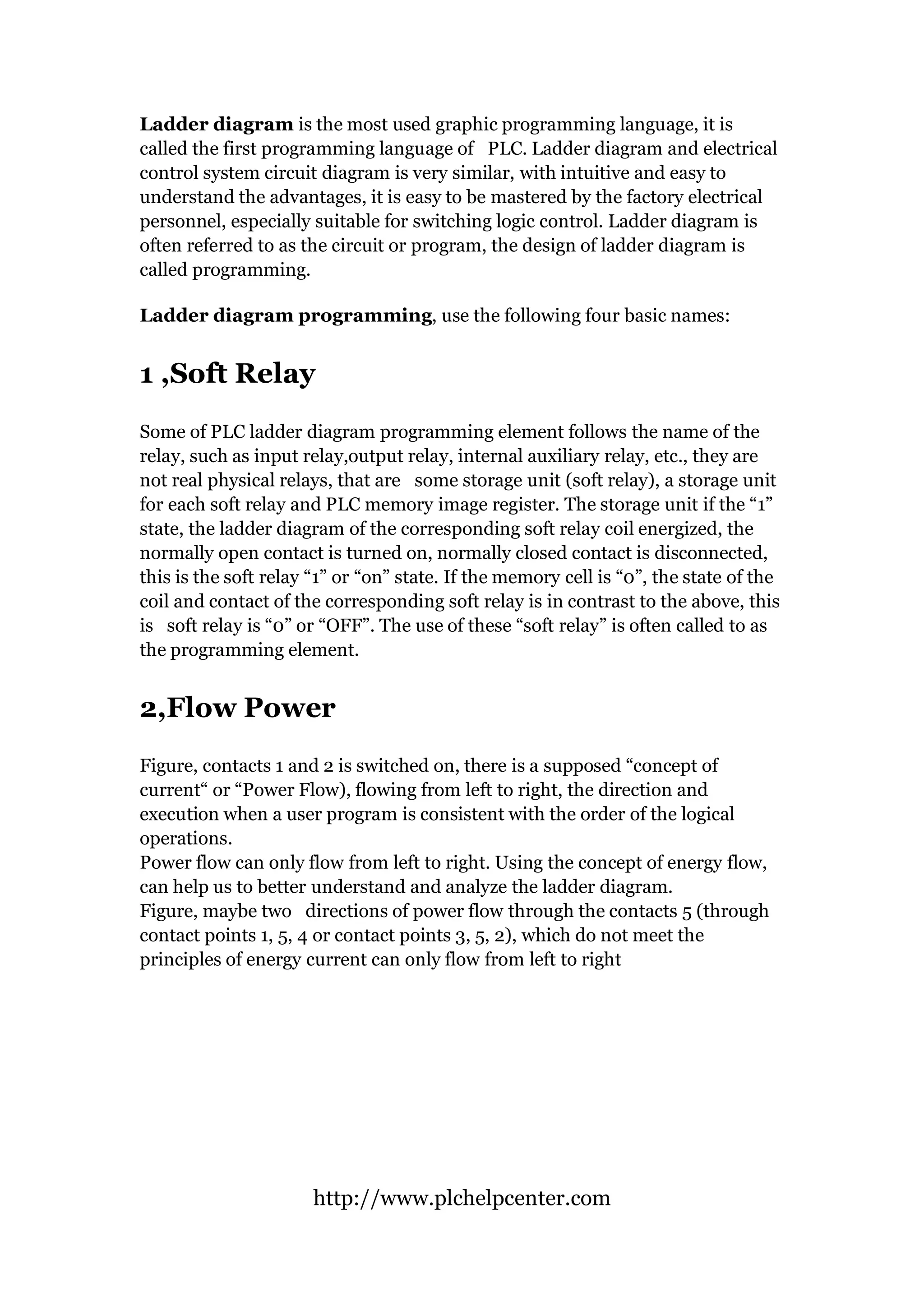 What is a ladder diagram? Ladder diagram programming | PDF