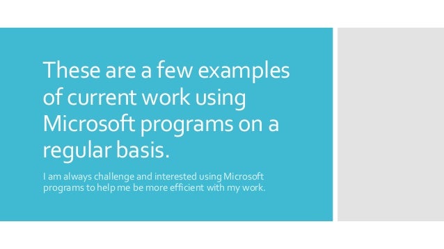 microsoft portfolio