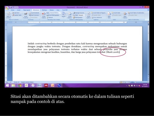Sitasi dan Kepustakaan pada Karya Ilmiah PPDS