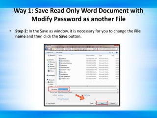 Microsoft Word Document Locked for Editing How to Unlock | PPT