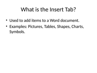 Comprehensive Step-by-Step Guide to Microsoft Word Insert Tab Features ...